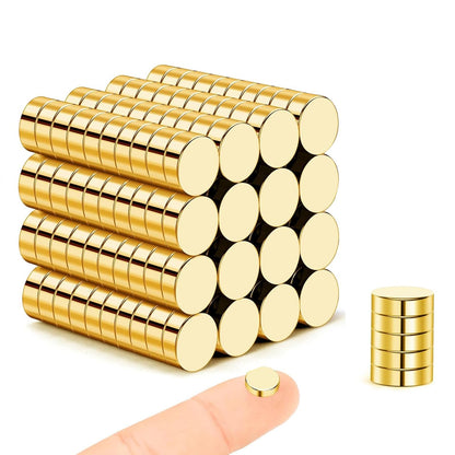 50 Pcs Neodymium Magnets, 10x3mm Tiny Round Disc Refrigerator Magnets