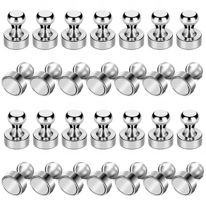 LOVIMAG Fridge Magnets 20 Pack Magnet Refrigerator Locker Whiteboard Gold