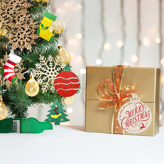 Christmas Ornaments Craft Kit, 48 Pcs Blank Wood Slices for Painting with Paint Pens and Brushes, DIY Wooden Christmas Ornament Set for Tree Decorations, Family Holiday Activities and Gifts