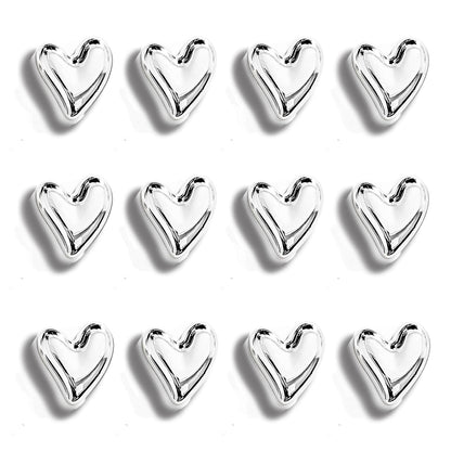 12PCS Refrigerator Magnets Gold Magnets for Fridge 0.83in Small