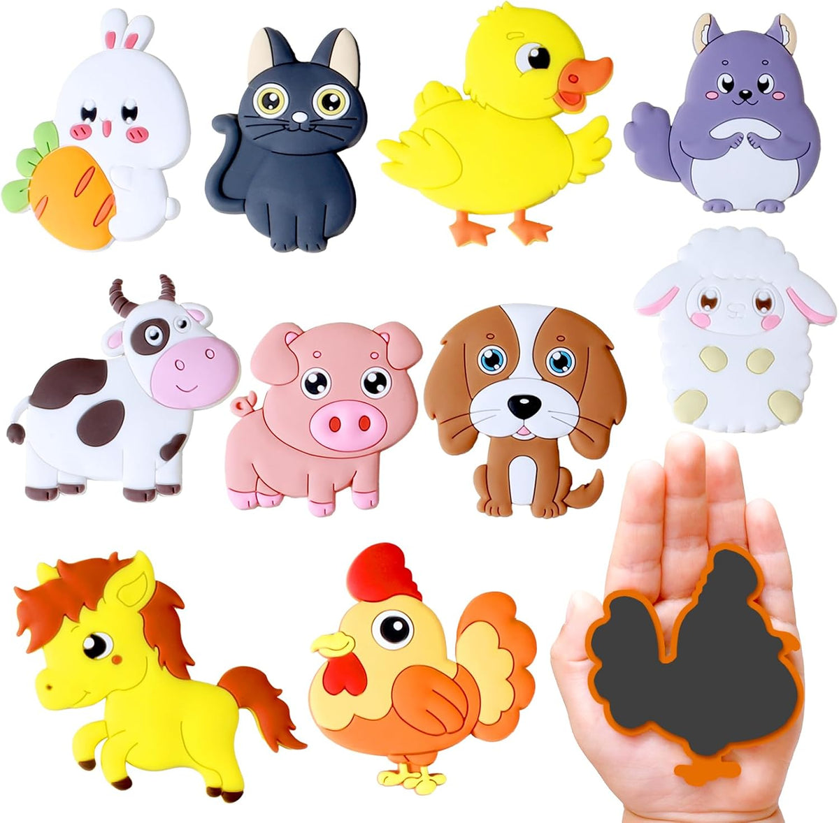 SUPINEEDO Refrigerator Magnets for Kids, Fridge Magnet for Toddlers 1-3