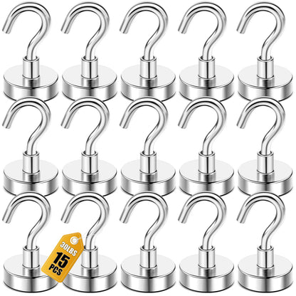 DIYMAG Magnetic Hooks 20pcs 30lbs+ Cruise Essentials 2026 Magnet Hook