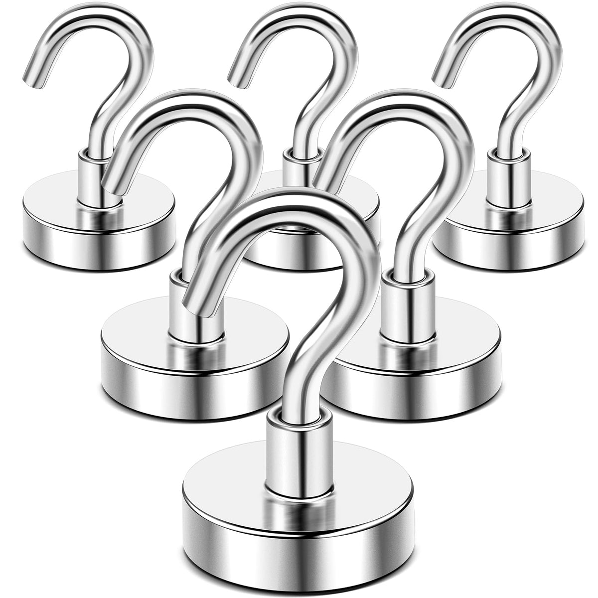 DIYMAG Magnetic Hooks 20pcs 30lbs+ Cruise Essentials 2026 Magnet Hook