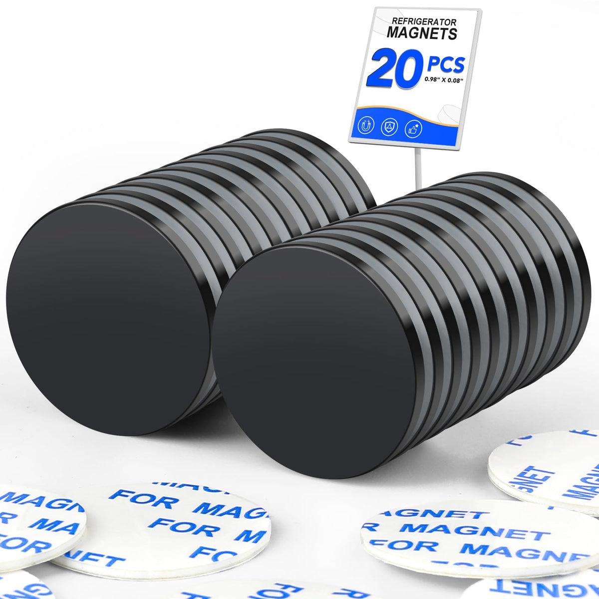 LOVIMAG Strong Magnets Neodymium Magnet 12 Pack Rare Earth 1.26x1/8 inches