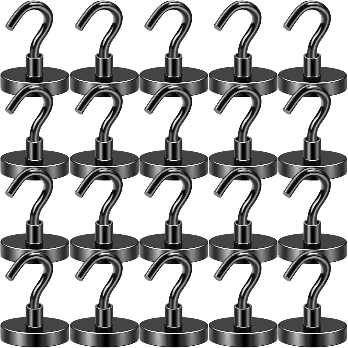 DIYMAG Magnetic Hooks 20pcs 30lbs+ Cruise Essentials 2026 Magnet Hook