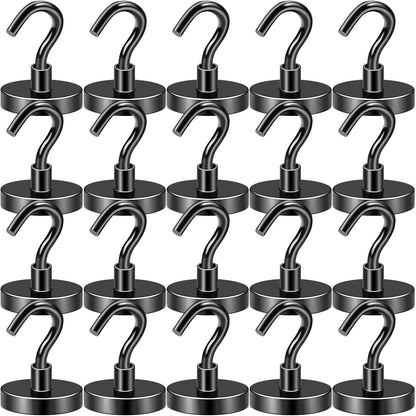 DIYMAG Magnetic Hooks 20pcs 30lbs+ Cruise Essentials 2026 Magnet Hook