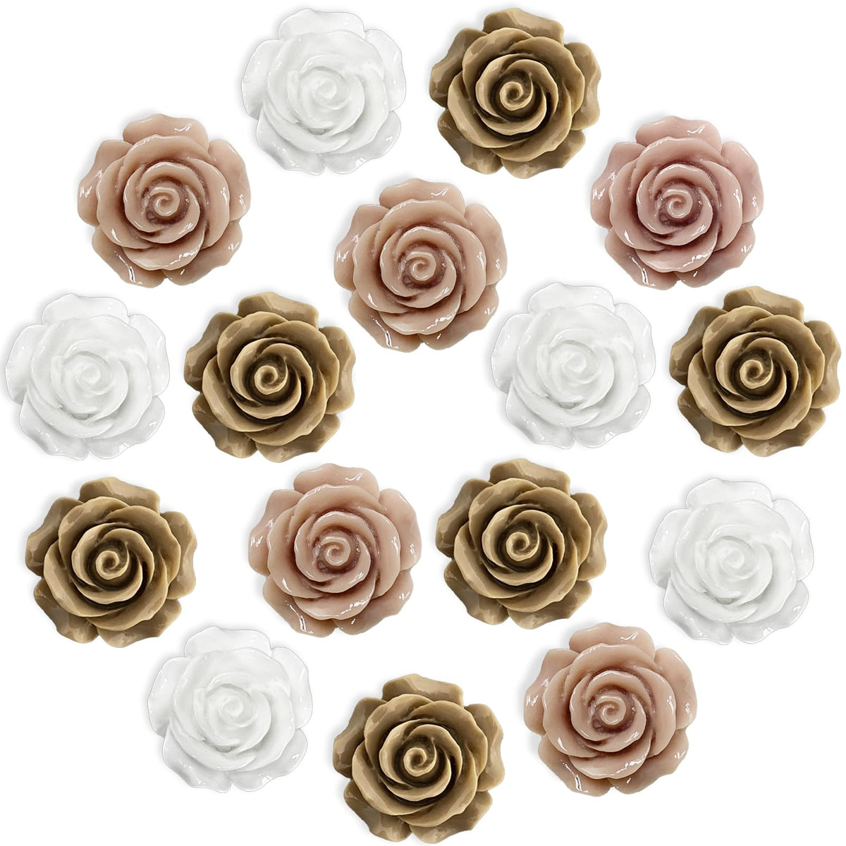 18 pcs - Cute Flower Magnet, Girl Pink Magnet for Fridge and Locker, Whiteboard, and Decoration（18 pcs - Flower-Pink