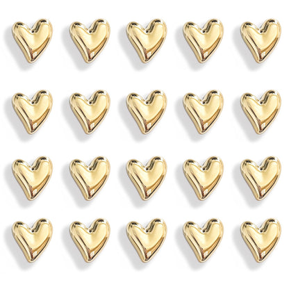 12PCS Refrigerator Magnets Gold Magnets for Fridge 0.83in Small