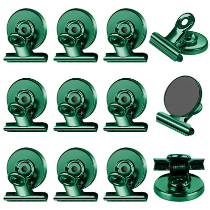 FINDMAG Fridge Magnets, Colorful Magnetic Clips for Fridge Notes, 12 Pack