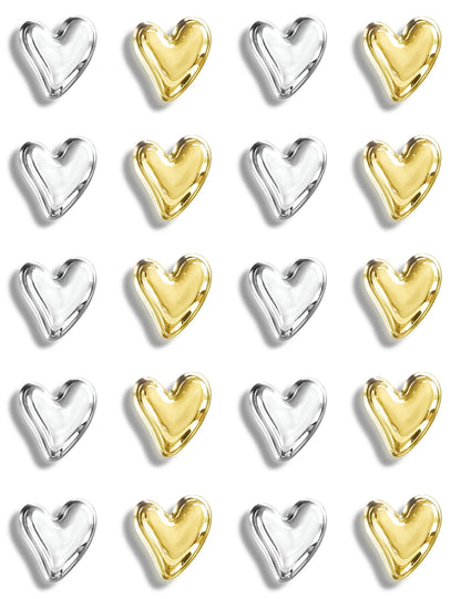 Mymazn 12Pcs Cute Fridge Magnets, Refrigerator Magnets, Heart