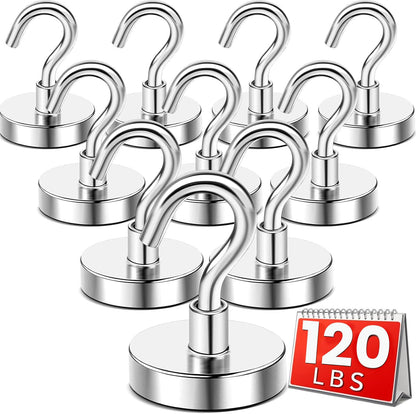DIYMAG Magnetic Hooks 20pcs 30lbs+ Cruise Essentials 2026 Magnet Hook