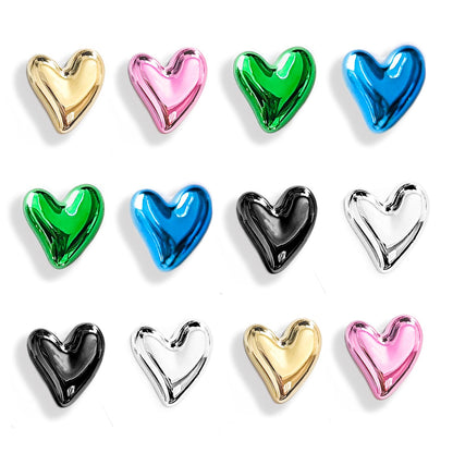 12PCS Refrigerator Magnets Gold Magnets for Fridge 0.83in Small