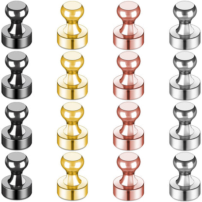 LOVIMAG Fridge Magnets 20 Pack Magnet Refrigerator Locker Whiteboard Gold