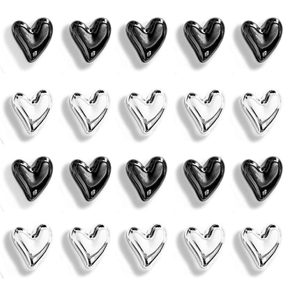 12PCS Refrigerator Magnets Gold Magnets for Fridge 0.83in Small