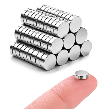 SMARTAKE 45 Pcs Refrigerator Magnets, 10x2.6mm Small Fridge Magnets, Gold