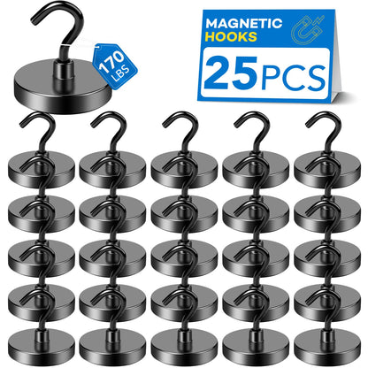 LOVIMAG Magnetic Hooks for Cruise Essentials 2026 Cabins Door 12 Pack-30LBS