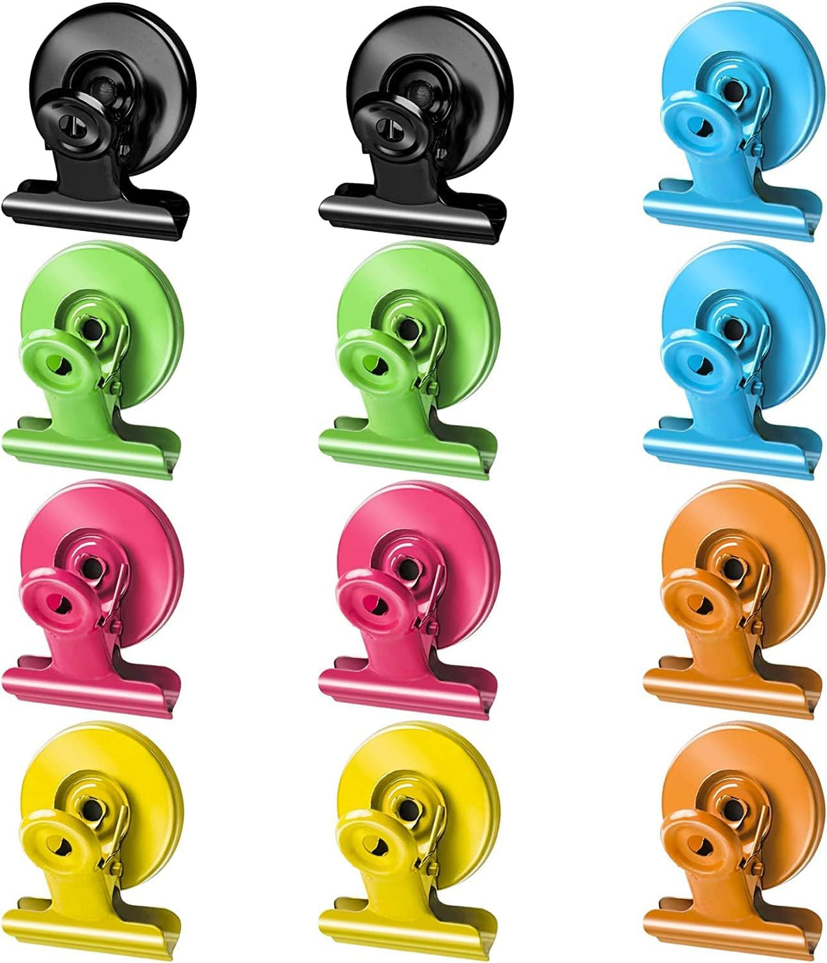 Grtard 12 Pack Magnetic Clips, Fridge Magnets Refrigerator Magnets