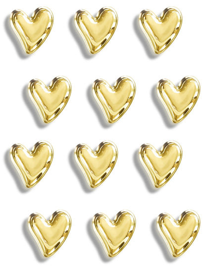 Mymazn 12Pcs Cute Fridge Magnets, Refrigerator Magnets, Heart