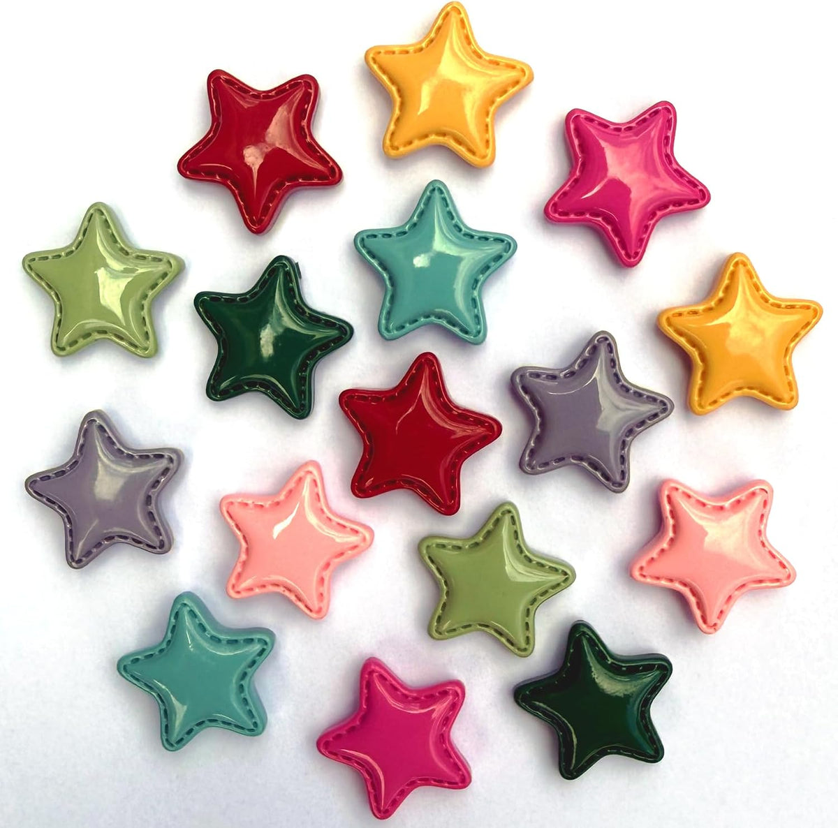 KEYDUACU Cute Fridge Magnets,Colorful Strong Star Magnets Refrigerator