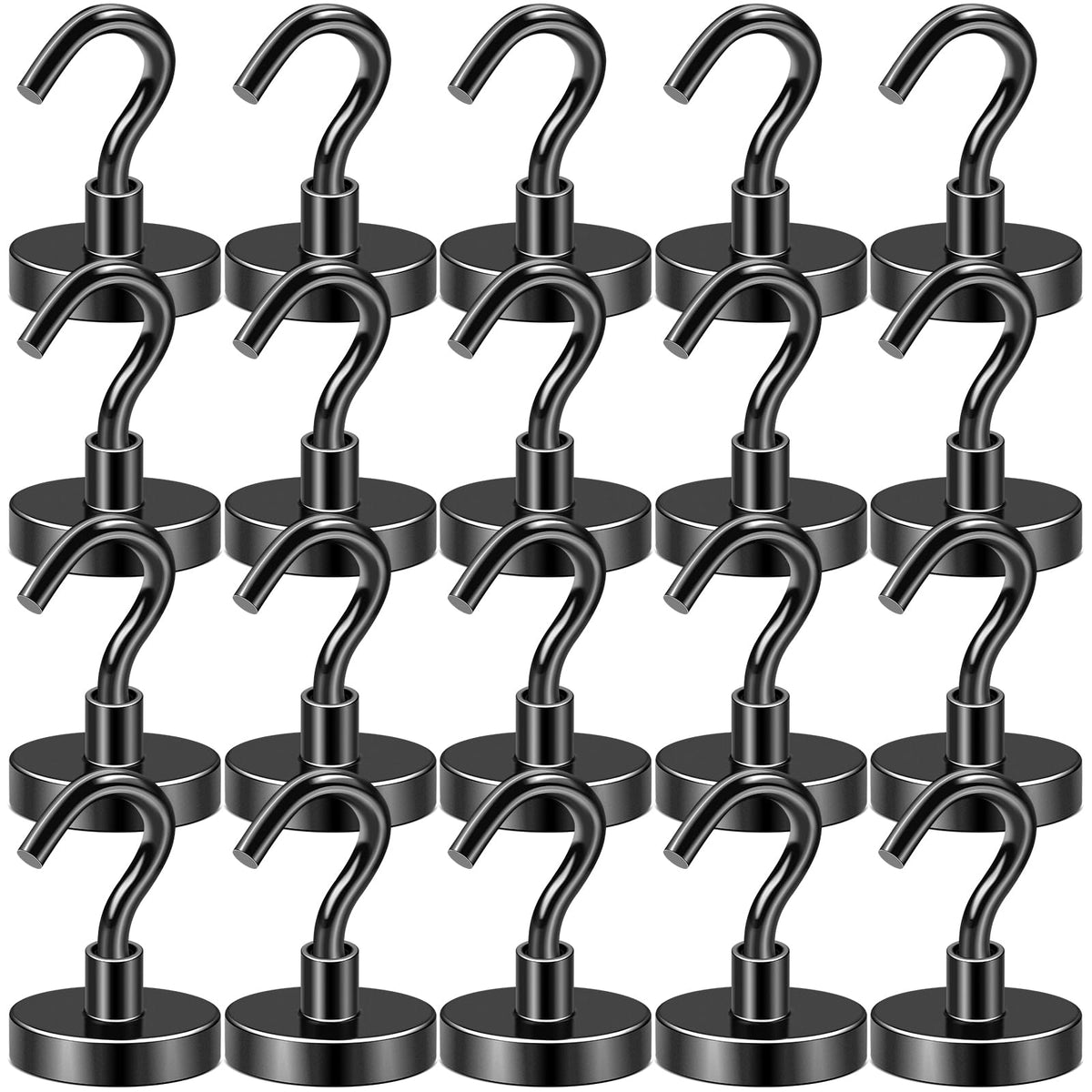 DIYMAG Magnetic Hooks 20pcs 30lbs+ Cruise Essentials 2026 Magnet Hook