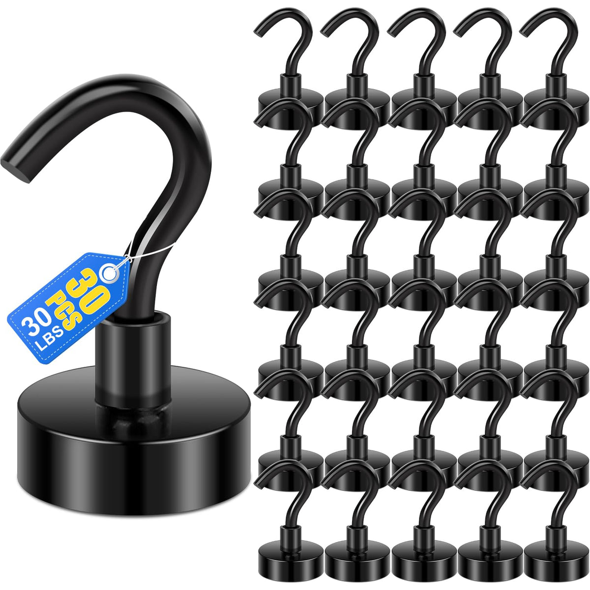 LOVIMAG Magnetic Hooks for Cruise Essentials 2026 Cabins Door 12 Pack-30LBS