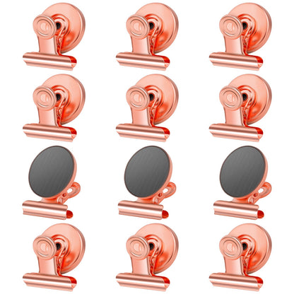Grtard 12 Pack Magnetic Clips, Fridge Magnets Refrigerator Magnets