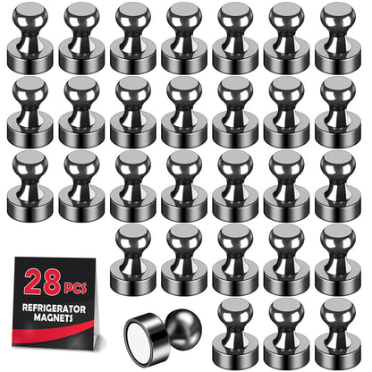 LOVIMAG Fridge Magnets 20 Pack Magnet Refrigerator Locker Whiteboard Gold