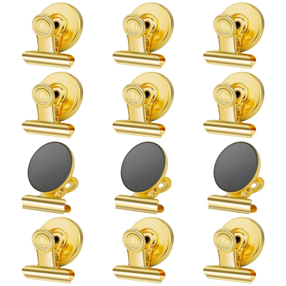 Grtard 12 Pack Magnetic Clips, Fridge Magnets Refrigerator Magnets