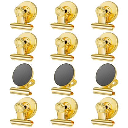 Grtard 12 Pack Magnetic Clips, Fridge Magnets Refrigerator Magnets