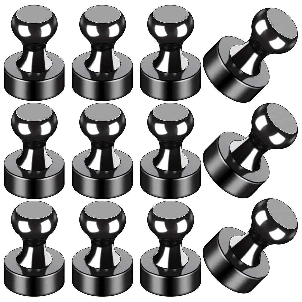 LOVIMAG Fridge Magnets 20 Pack Magnet Refrigerator Locker Whiteboard Gold
