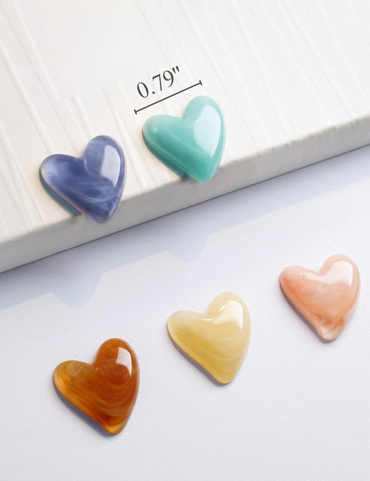 Mymazn 12Pcs Cute Fridge Magnets, Refrigerator Magnets, Heart
