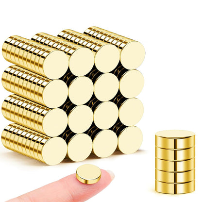 50 Pcs Neodymium Magnets, 10x3mm Tiny Round Disc Refrigerator Magnets