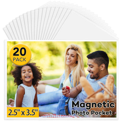YixangDD 15 Pack Magnetic Picture Frames for Refrigerator, 4x6 Inch, Black