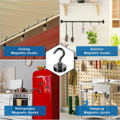 LOVIMAG Magnetic Hooks for Cruise Essentials 2026 Cabins Door 12 Pack-30LBS