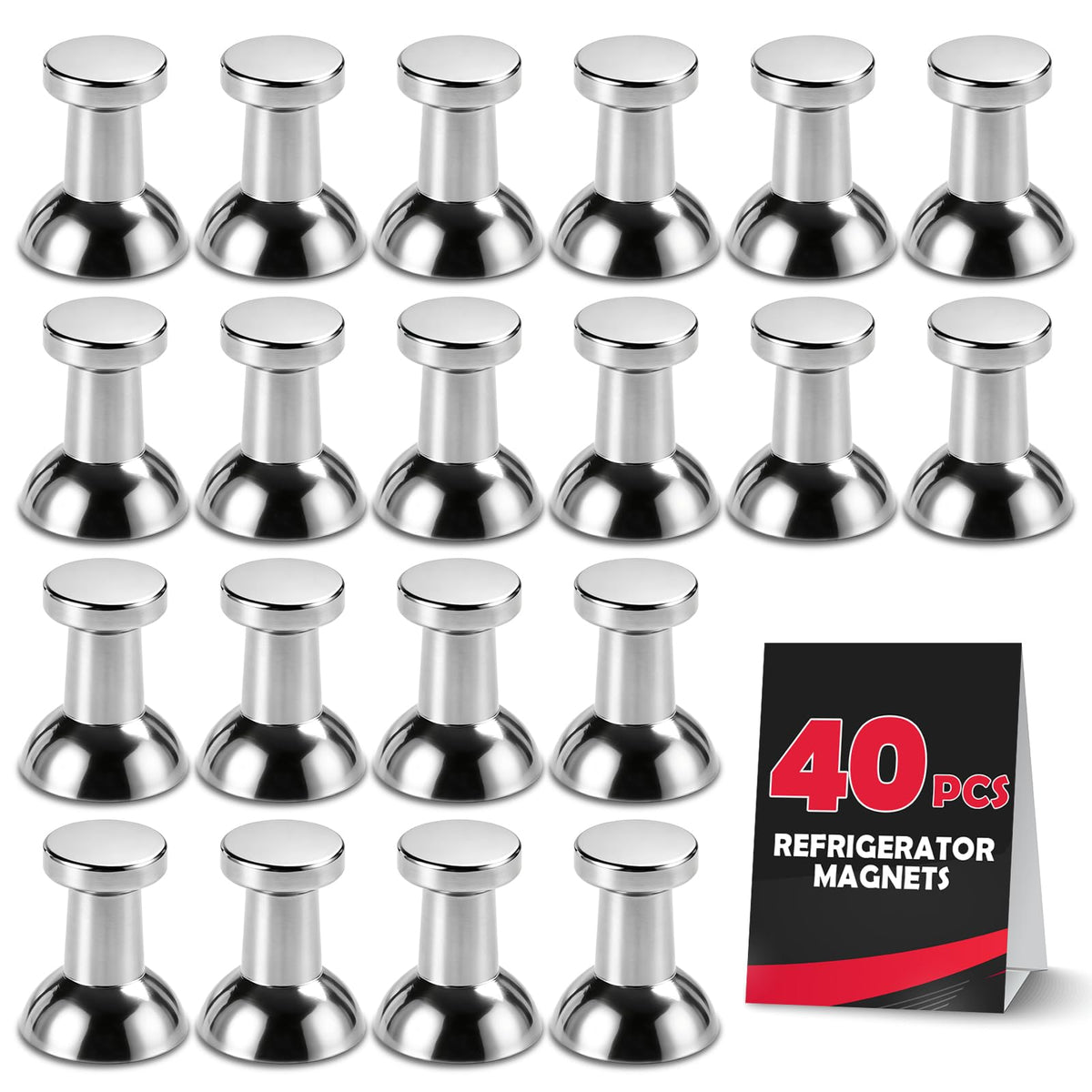 LOVIMAG Fridge Magnets 20Pcs Refrigerator Whiteboard Small Strong Magnet