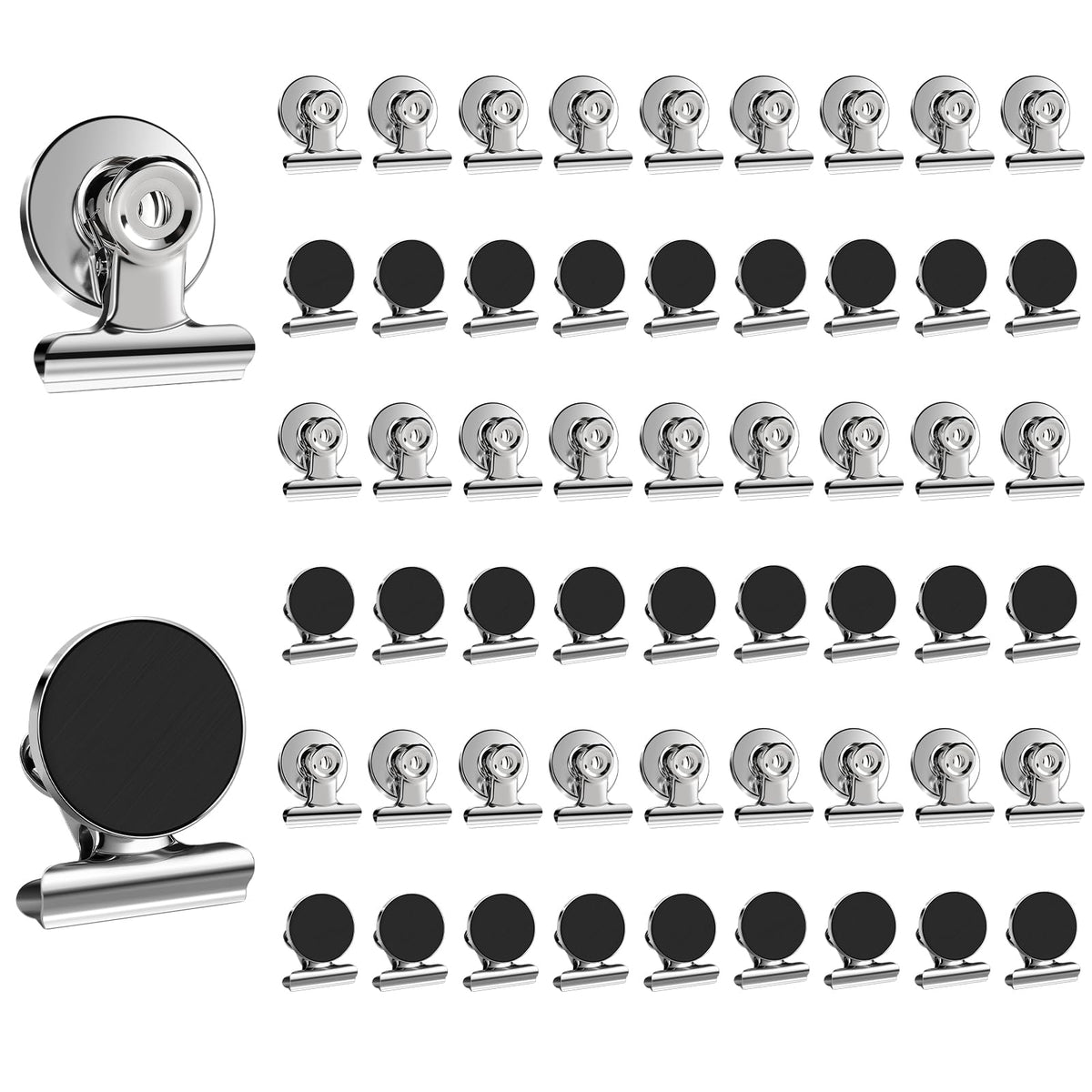 DIYMAG Magnetic Clips,20pack Fridge Refrigerator Magnets for Photos Holders