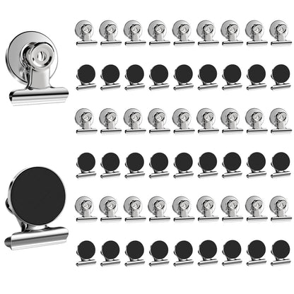 DIYMAG Magnetic Clips,20pack Fridge Refrigerator Magnets for Photos Holders