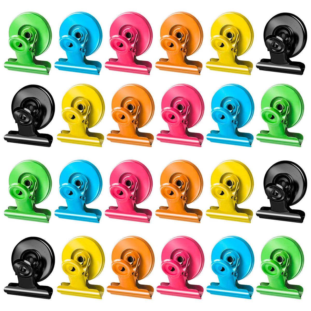 Grtard 12 Pack Magnetic Clips, Fridge Magnets Refrigerator Magnets