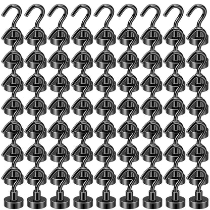 DIYMAG Magnetic Hooks 20pcs 30lbs+ Cruise Essentials 2026 Magnet Hook