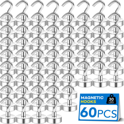 LOVIMAG Magnetic Hooks for Cruise Essentials 2026 Cabins Door 12 Pack-30LBS