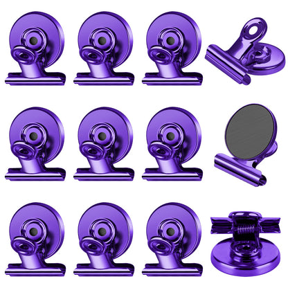 FINDMAG Fridge Magnets, Colorful Magnetic Clips for Fridge Notes, 12 Pack