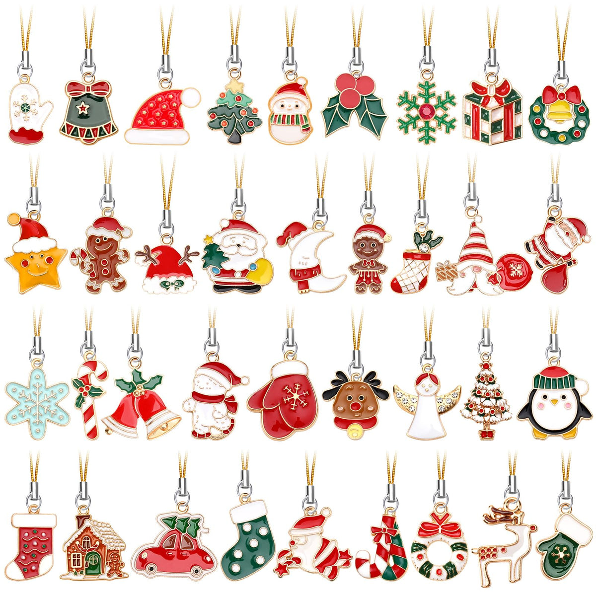 AUGSUN 36Pcs Fall Ornaments for Small Tree Mini Fall Tree Decorations