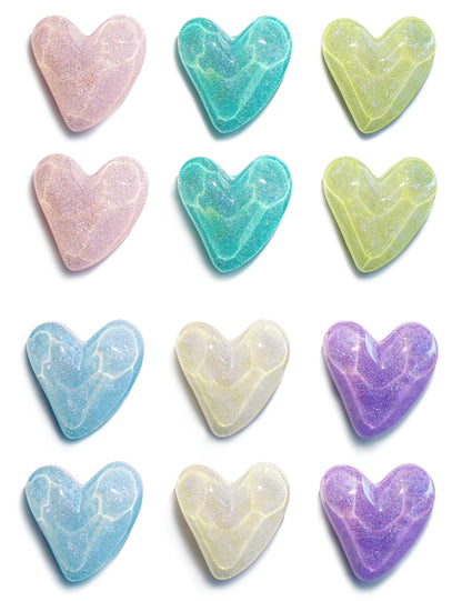 Mymazn 12Pcs Cute Fridge Magnets, Refrigerator Magnets, Heart