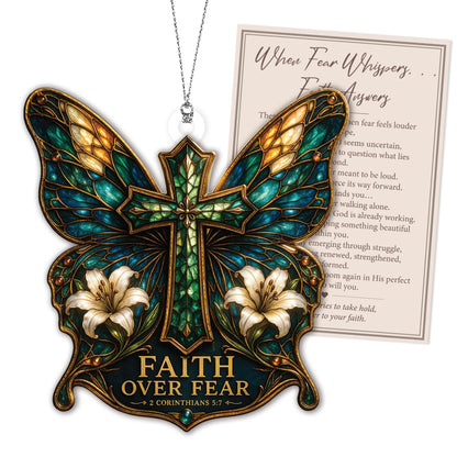 Butterfly Starry Night Christmas Ornaments 2026, Butterflies Suncatcher Ornament for Window Tree Decor, Christmas Decorations, Butterfly Gifts for Women, Unique Holiday Fantasy Gifts