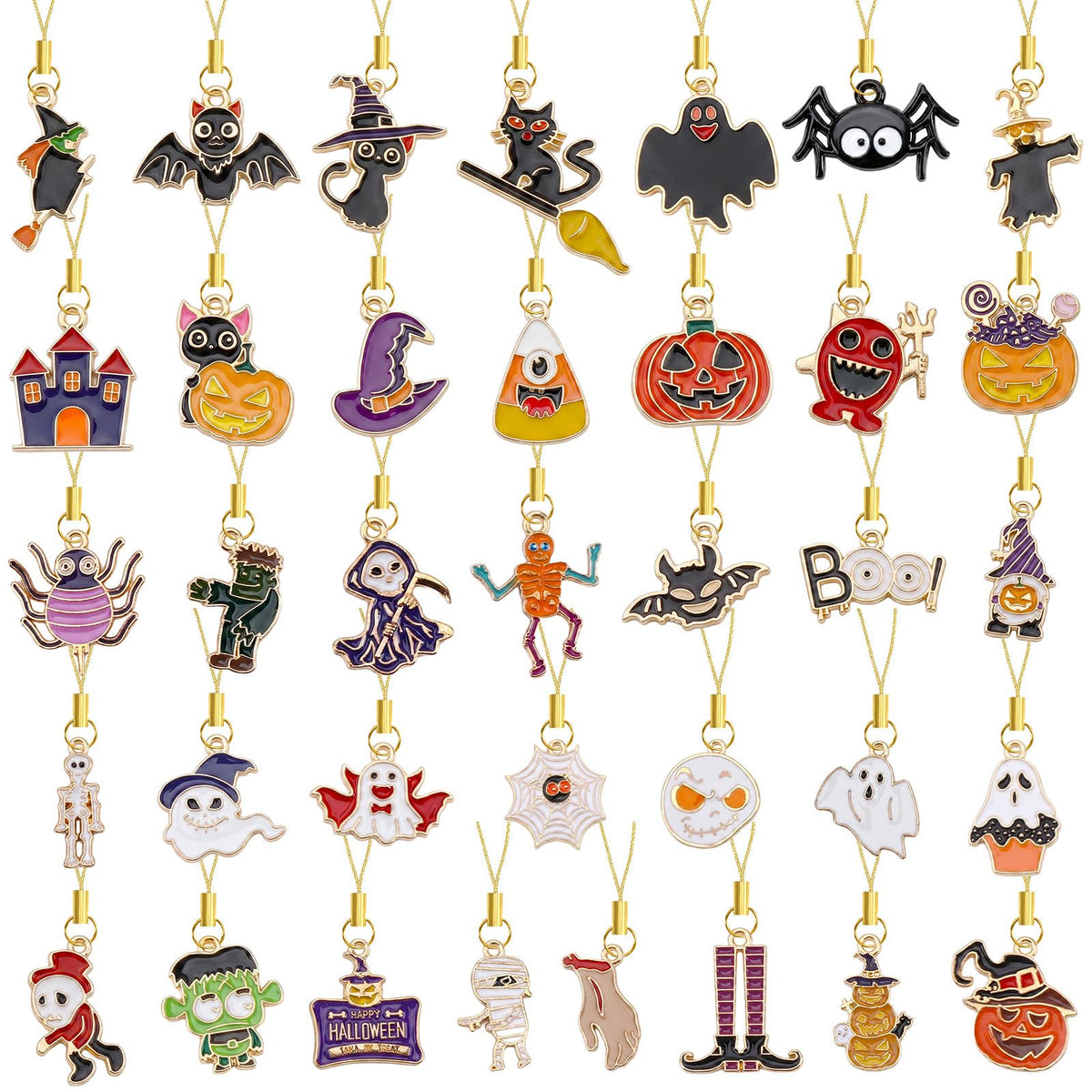 AUGSUN 36Pcs Fall Ornaments for Small Tree Mini Fall Tree Decorations