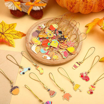AUGSUN 36Pcs Fall Ornaments for Small Tree Mini Fall Tree Decorations