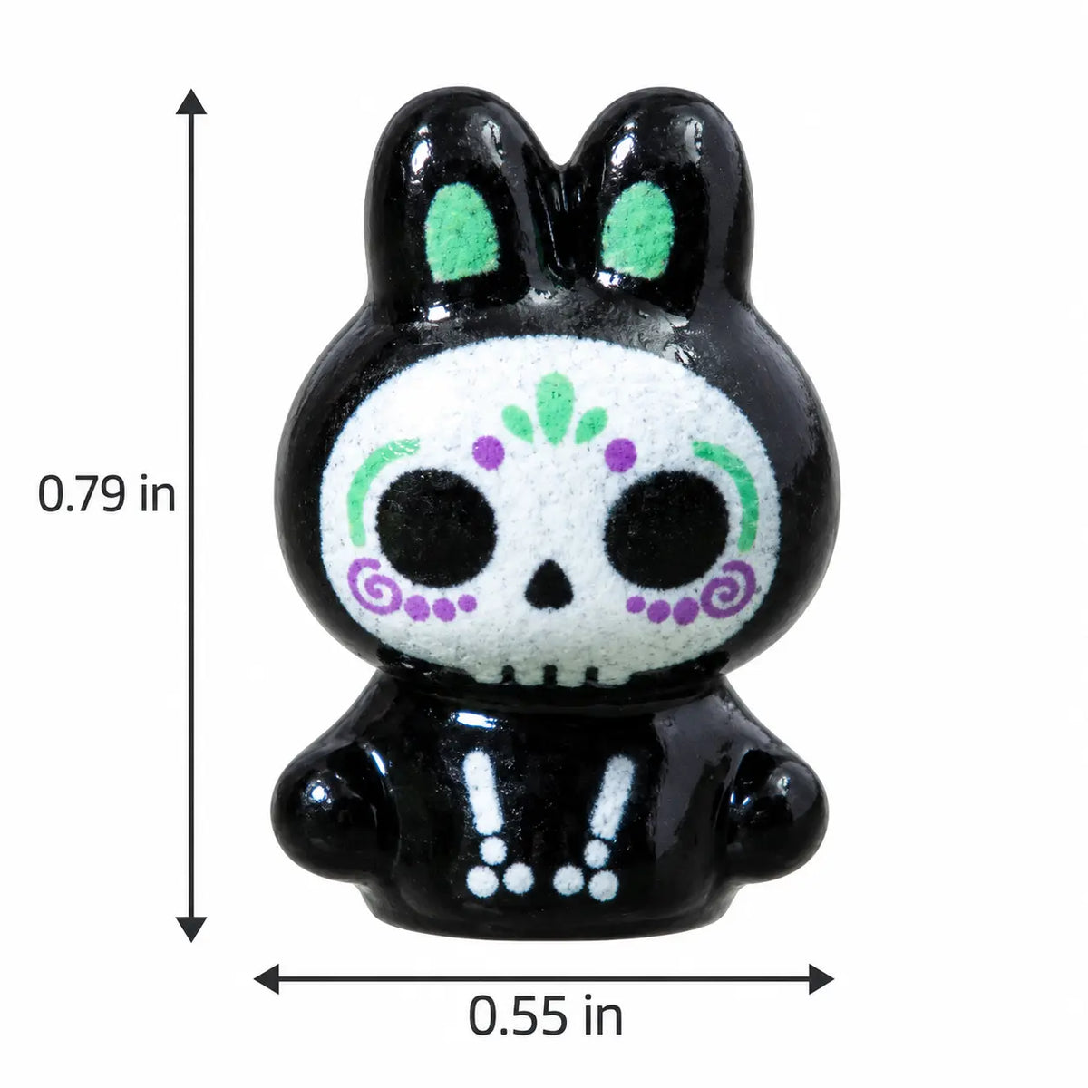 Day of the Dead Mini Skeleton Figurines Set, 5/30/50pcs Cute Sugar Skull Decorations, Tiny Calavera Charms for DIY Mini Garden, Car Decor, Party Tabletop Display
