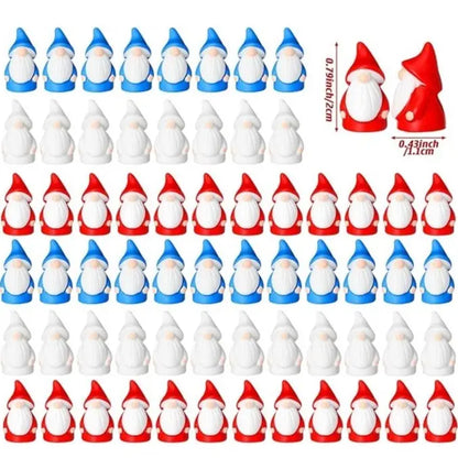 Gejoy Mini Gnomes Figures to Hide Supper Miniature Gnome Statues Cute Little Gnomes Ornament Mini 3D Gnomes Decor for Summer Holiday to Hide and Seek Game Home Decoration Essentials,Halloween Gift