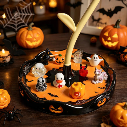 Mini Ghost Skull Devil Witch Resin Decorative Ornaments, Halloween Decoration, Cute Spooky Garden Figurines, Perfect Party Gifts #GLOBAL PICKS