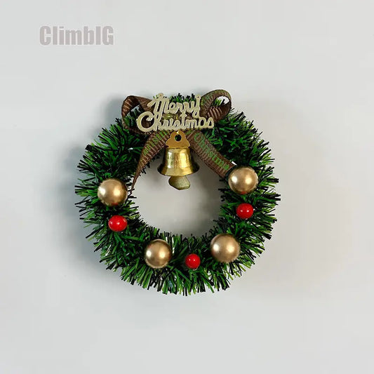 3D Shape Magnetic Christmas Wreath Fridge Magnets - Versatile Decorations, Multiple Colors, Universal Fit, Ideal for DIY Magnetic Message Decorations, Kitchen Locker Metal Cabinets, Christmas Party Gifts (Indoor Recreation Use)